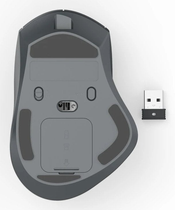 Hama Hama Raton Multidispositivo Ergonomico Vertical "Wm-900 , Con Bt, Negro