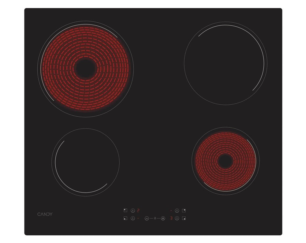 EAN 8059019059129 - Candy Idea CH64CCB/4U2 Negro Integrado 59 cm Cerámico 4 zona(s) imagen 2