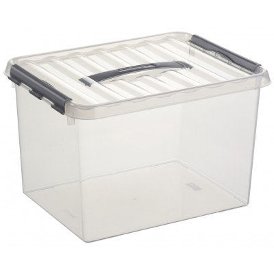 Sunware® Caja De Almacenamiento Q-Line 22,0 L - 40,0 X 30,0 X 26,0 Cm Transparente