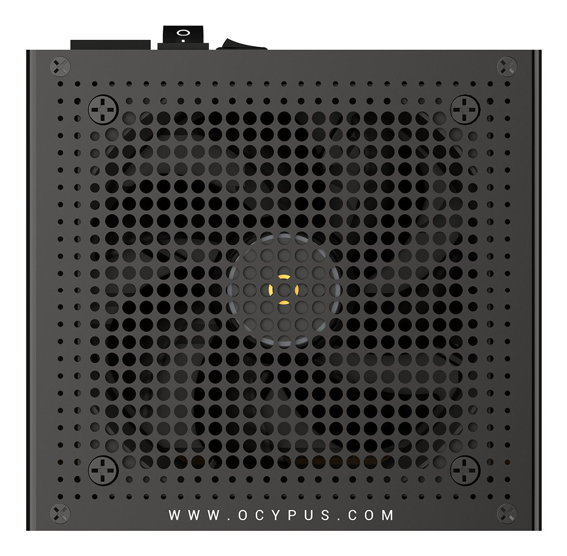 Fuente De Alimentación Para Pc Ocypus Iota P1200 Negra (Negro, 1x Gpu De Alta Potencia De 12 Pines, 3x Pcie, Gestión De Cables, 1200 Vatios) Iota-P1200-G1ffb