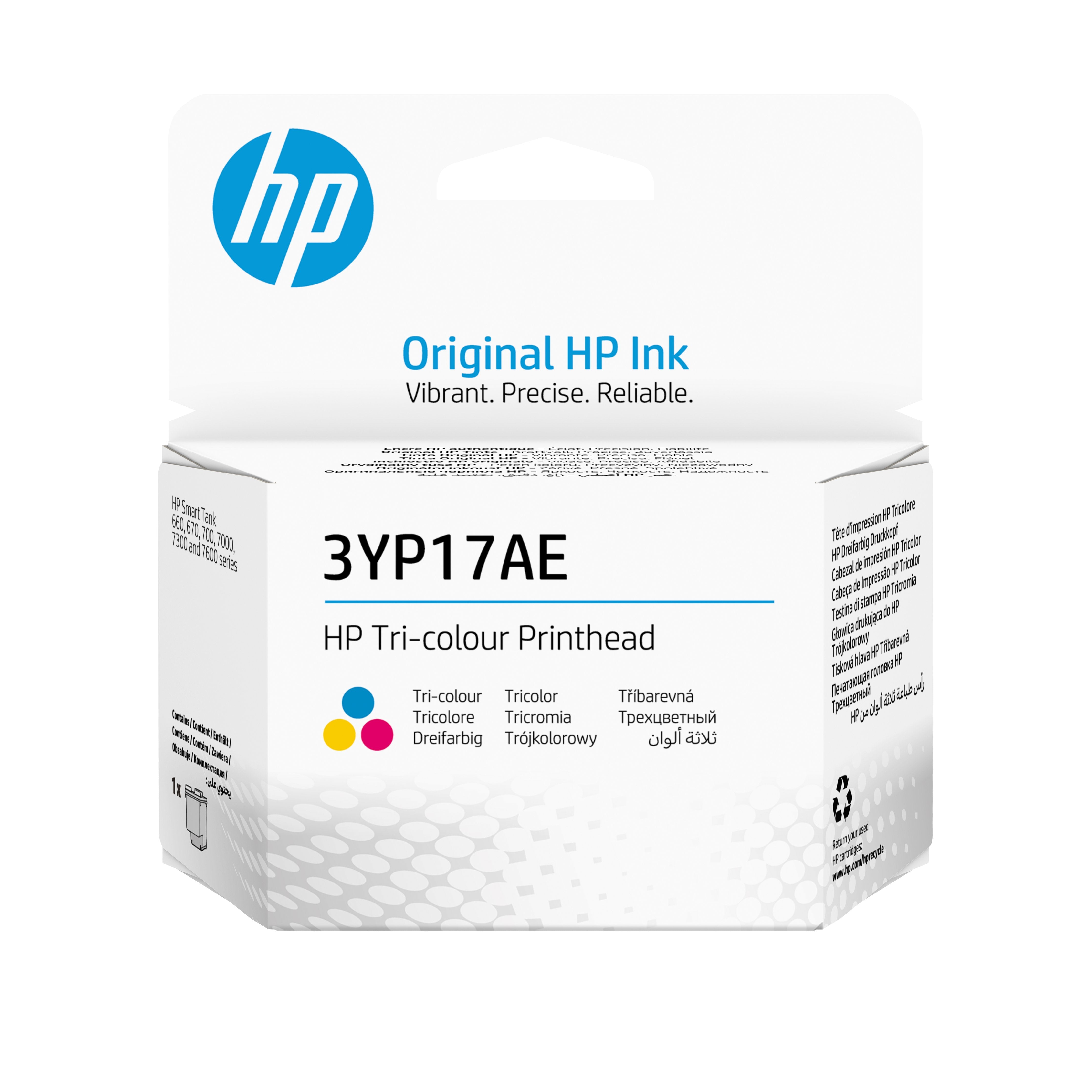 EAN 0195697290589 - HP Tri-color Printhead for Inktank Series Printers cartucho de tinta 1 pieza(s) Original Cian, Magenta, A imagen 1