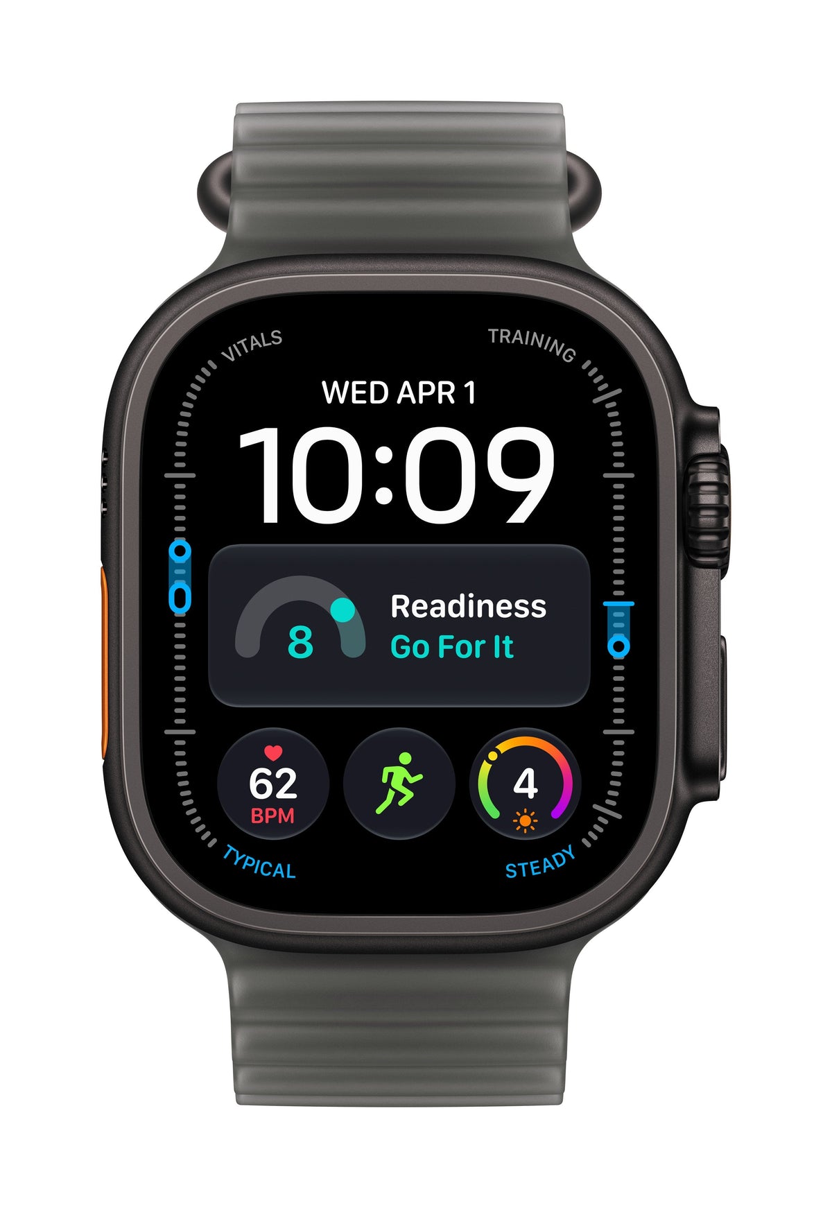 Apple Watch Ultra 4 (2026) Gps+Cel 49mm Caja De Titanio Negro Correa Ocean Band Negro Traslúcido Siri Ai