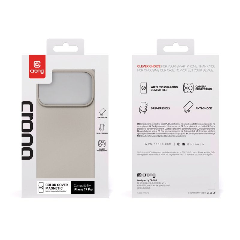 EAN 5904310705943 - Crong funda para teléfono móvil 16 cm (6.3") Color piedra imagen 4