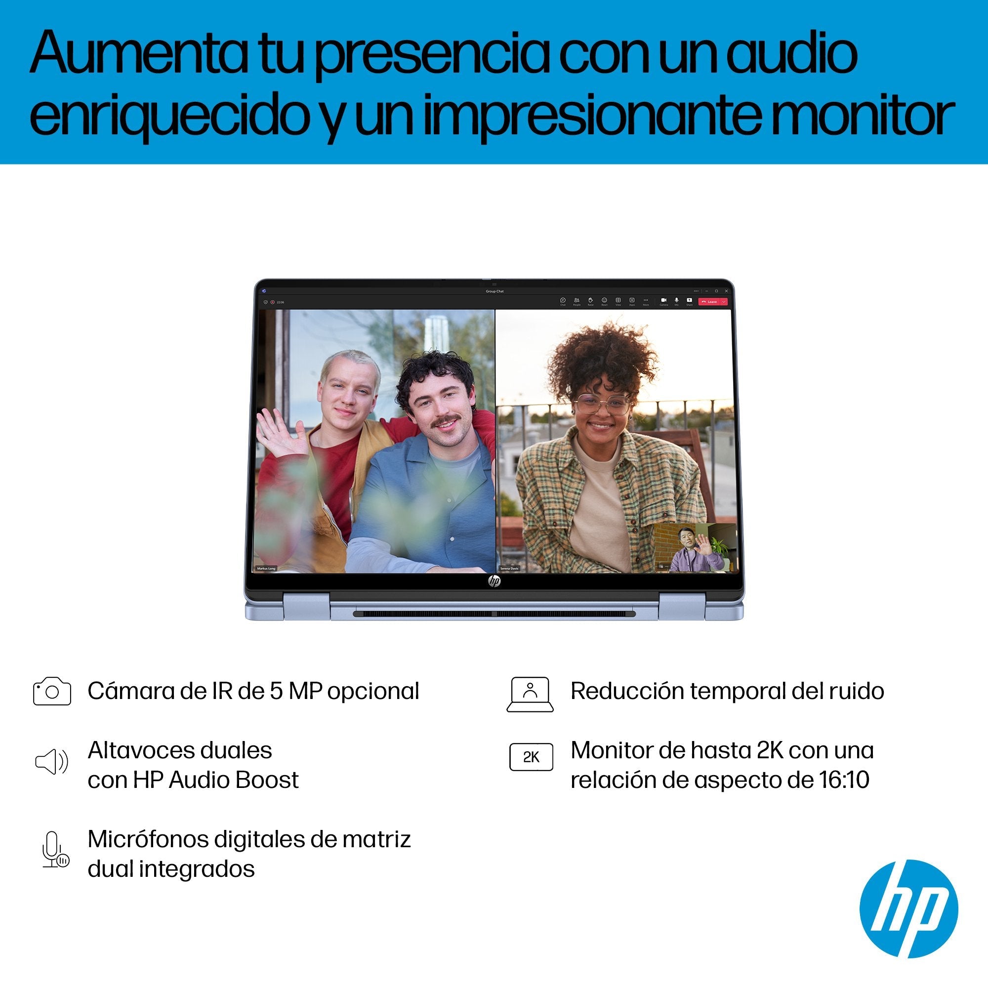EAN 199251566998 - HP OmniBook 5 Flip 14-fp0014ns Intel® Core™ i5 i5-1334U Portátil 35,6 cm (14") Pantalla táctil 2K 16 GB LP imagen 8