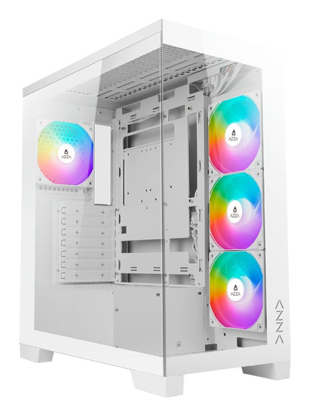 Azza Pc Gaming Caja Midi Cove 570w Usb 2 3 Type C Blanco