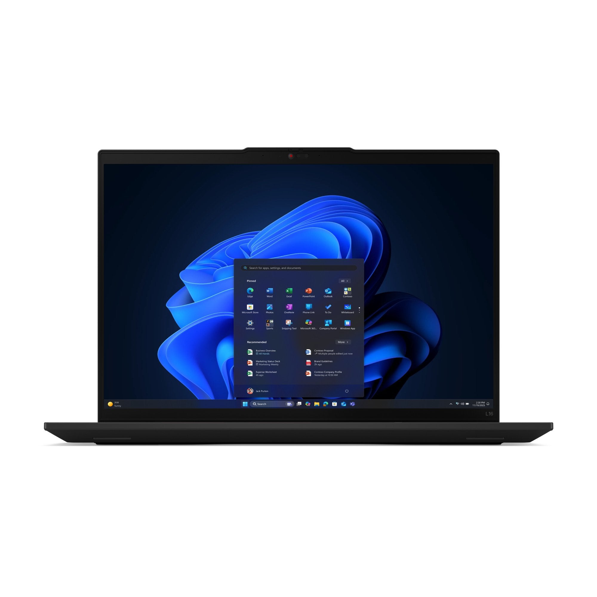 Lenovo Thinkpad L16 Gen 2 21sa Intel Core Ultra 5 225u / Hasta 4.8 Ghz Win 11 Pro Intel Graphics 16 Gb Ram 512 Gb Ssd Tcg Opal Encryption 2 Nvme 16" Ips 1920 X 1200 Gigabit Ethernet Wi-Fi 6e Bluetooth Negro Kbd: Español Con 1 Año