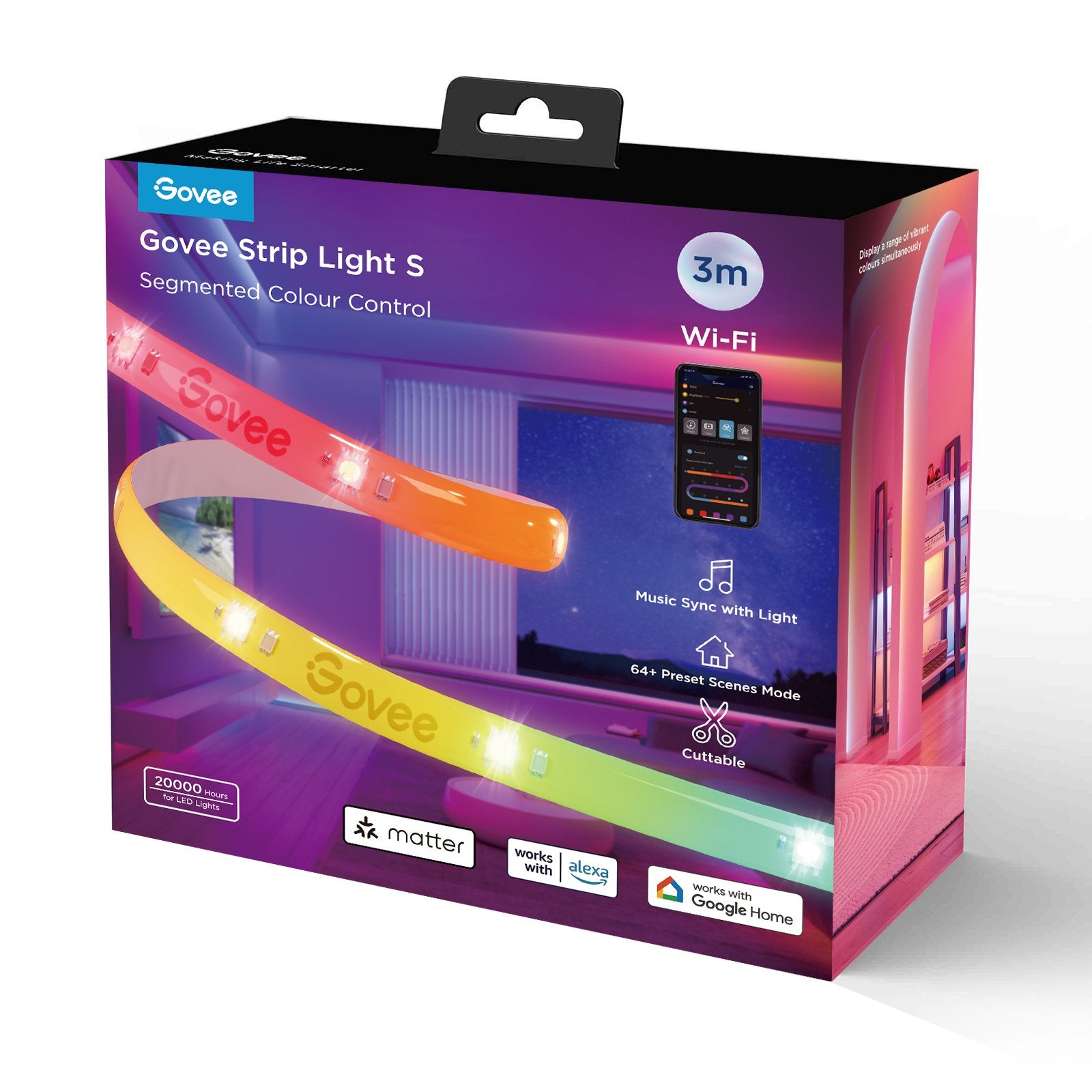 EAN 6974316999904 - Govee H612F Tira de luz inteligente Wi-Fi/Bluetooth imagen 5