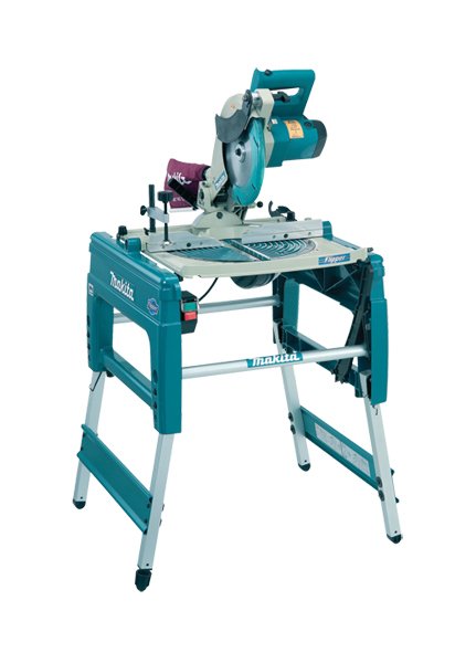 Sierra Tronzadora E Ingletadora Makita Lf1000 Azul, 1.650 Vatios Lf1000