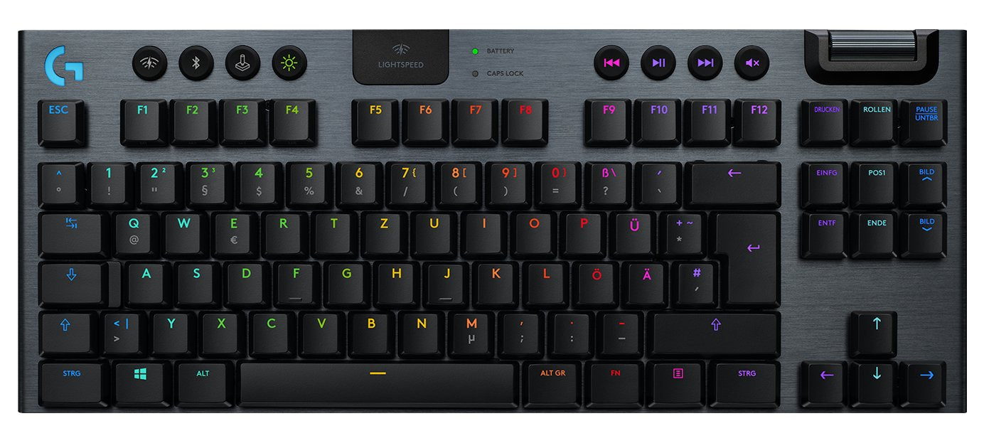 EAN 5099206088849 - Logitech G 920-009513 teclado Juego RF Wireless + Bluetooth QWERTZ Alemán Carbono imagen 14