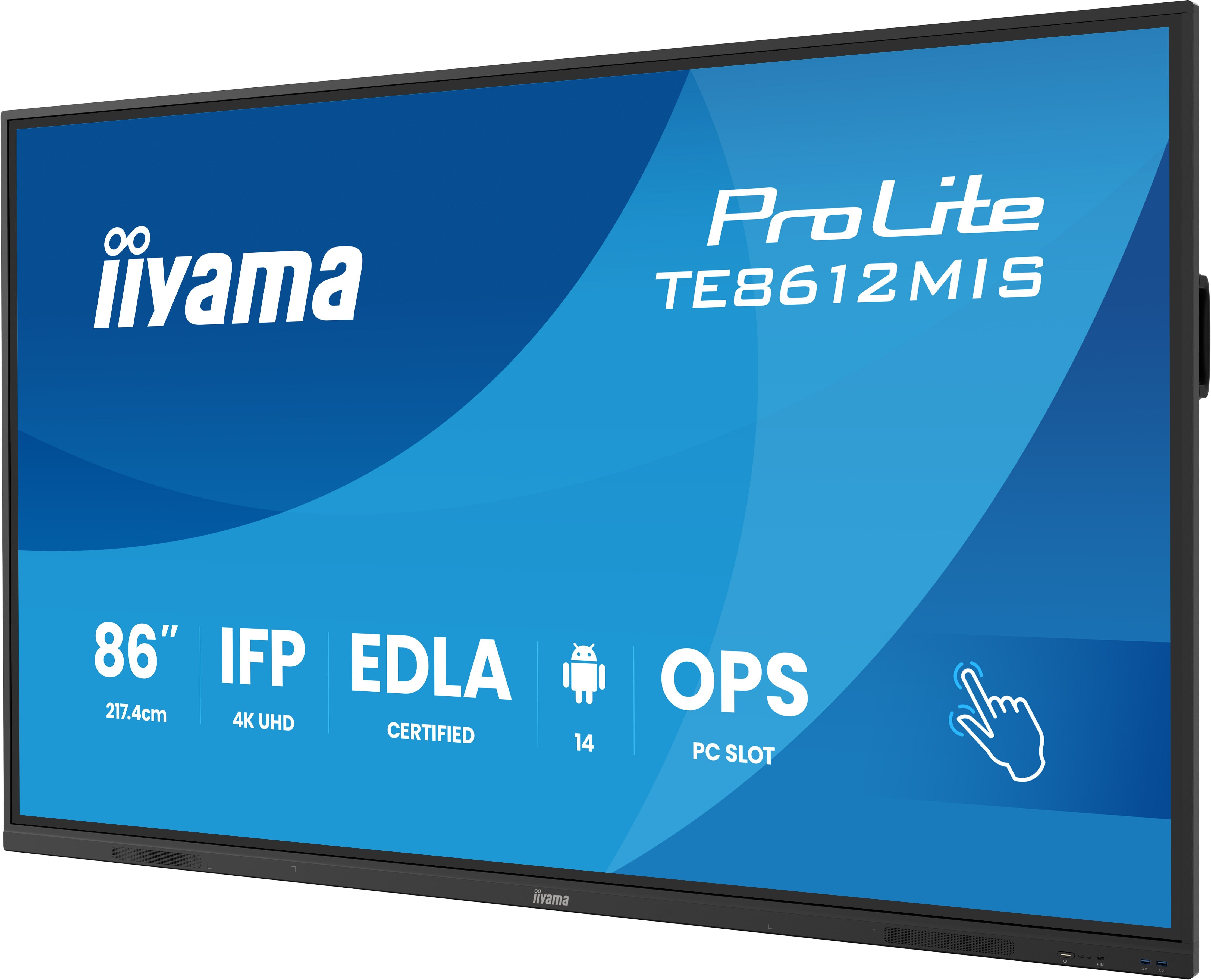 EAN 4948570125500 - iiyama TE8612MIS-B4AG pantalla de señalización Pantalla plana para señalización digital 165,1 cm (65") LC imagen 3