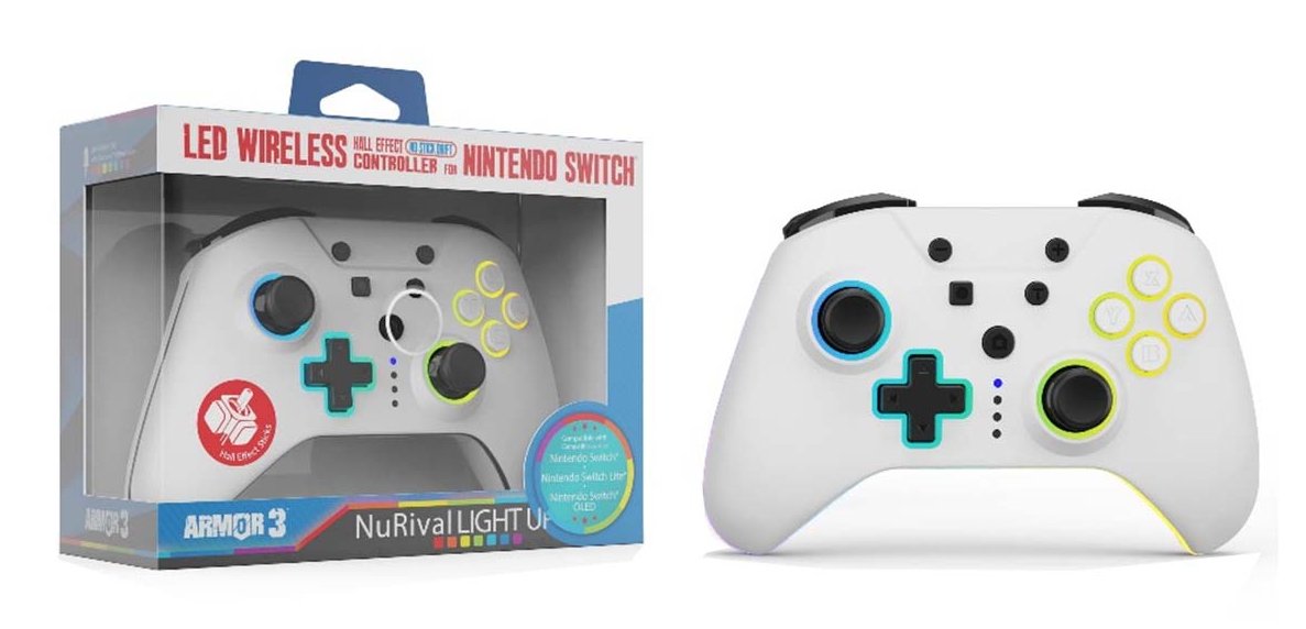 EAN 0810007714950 - Hyperkin NuRival Blanco Gamepad Analógico/Digital Nintendo Switch, Nintendo Switch OLED imagen 7