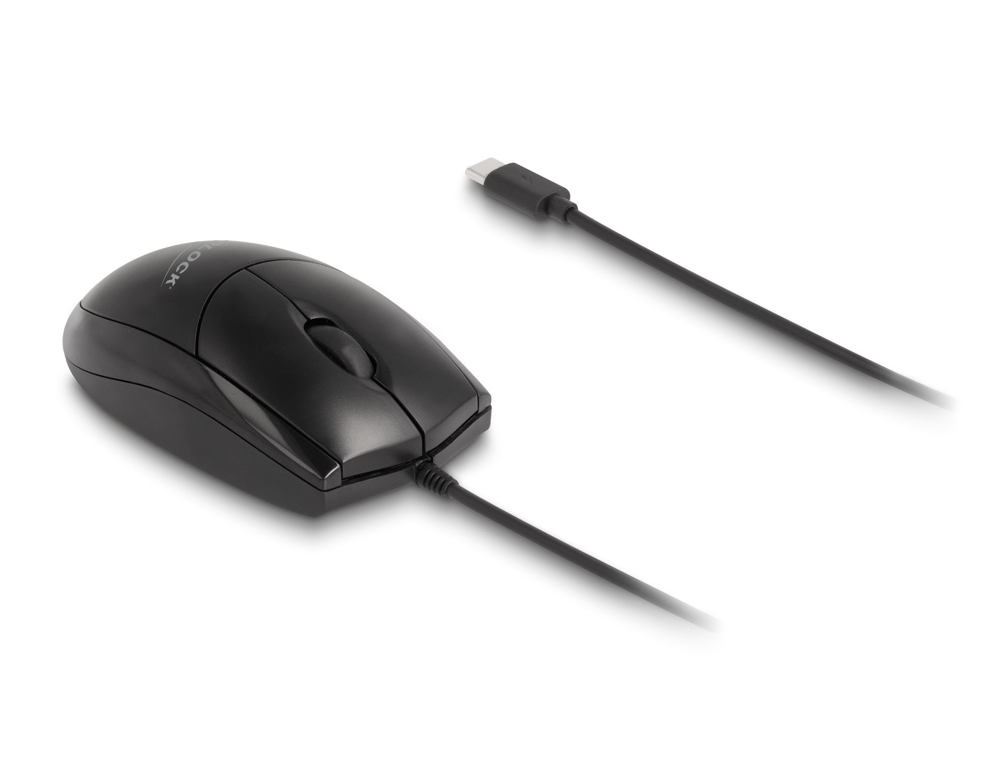 Delock 12114 Ratón Usb Type-C Óptico - Silencioso