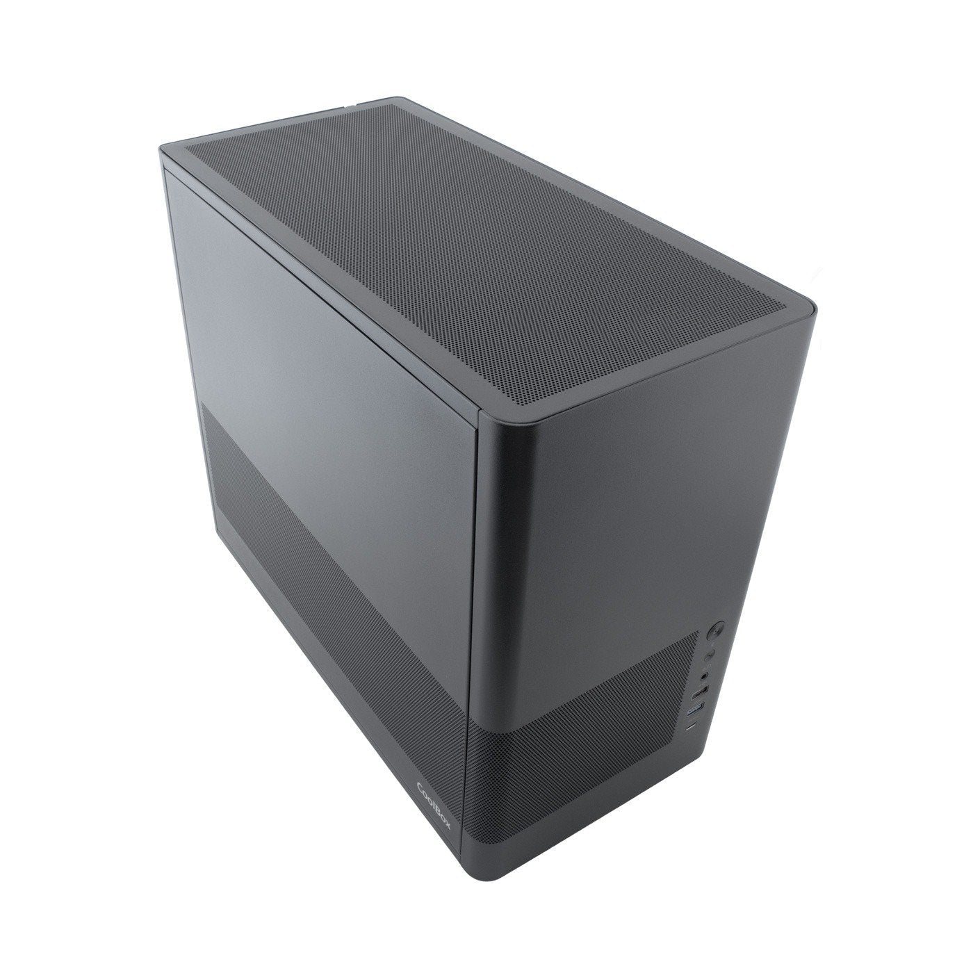 Coolbox Caja Matx Mp2 Negra Usb-C 3.2 Gen1 Ventilador 120 Pwm Full Metal S/Fte