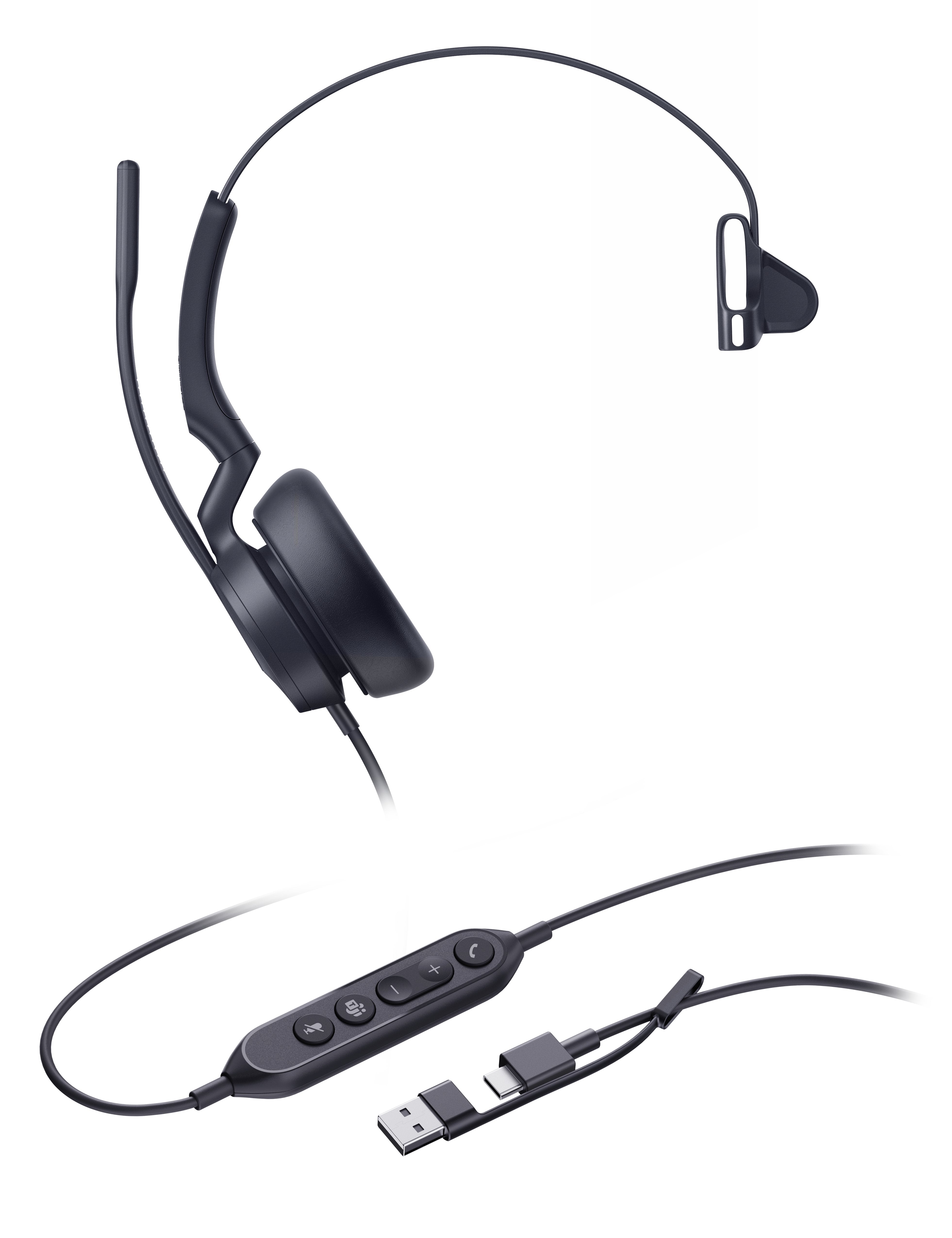 EAN 6938818322585 - Yealink UH46 Mono Teams USB-C/A Auriculares Alámbrico Diadema Oficina/Centro de llamadas USB Type-C / USB imagen 1