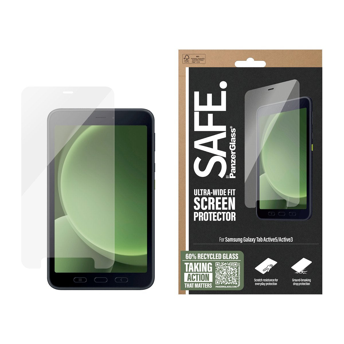 Panzerglass Safe. By Panzerglass - Protector De Pantalla Para Tablet