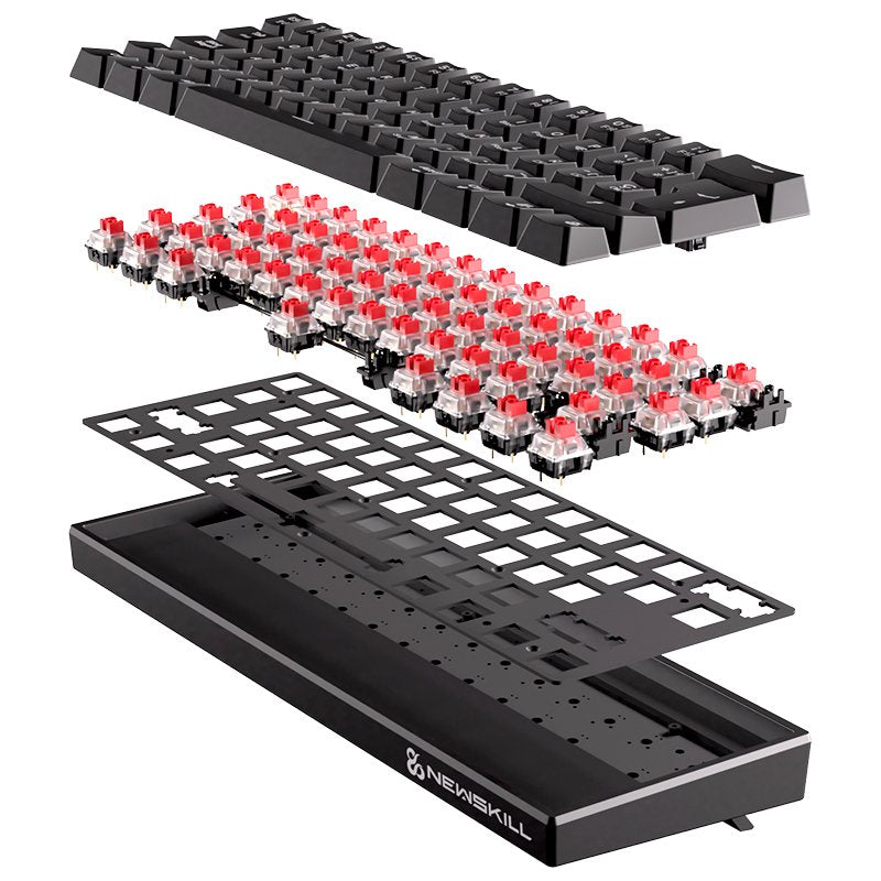 EAN 8435443704338 - Newskill Gaming NS-KB-PYROSV2 teclado Juego USB + RF Wireless + Bluetooth QWERTY Español Negro imagen 5