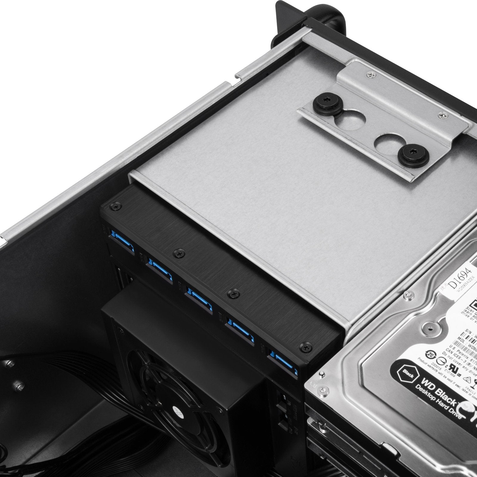 Silverstone Sst-Rm41-506, Chasis De Servidor De Montaje En Rack 4u 6 Bahías 5,25 "