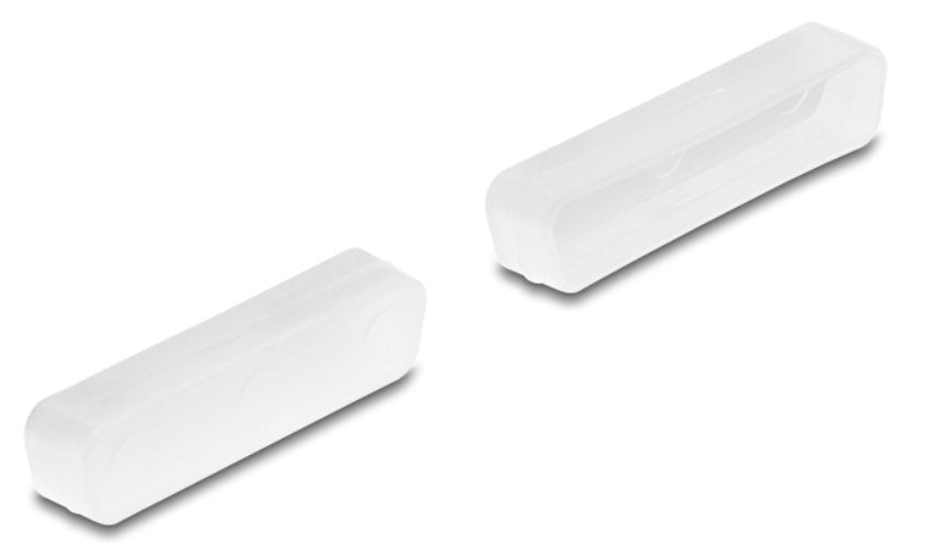 Delock 67125 Cubierta Protectora Para D-Sub 25 Hembra 2 Piezas En Transparente