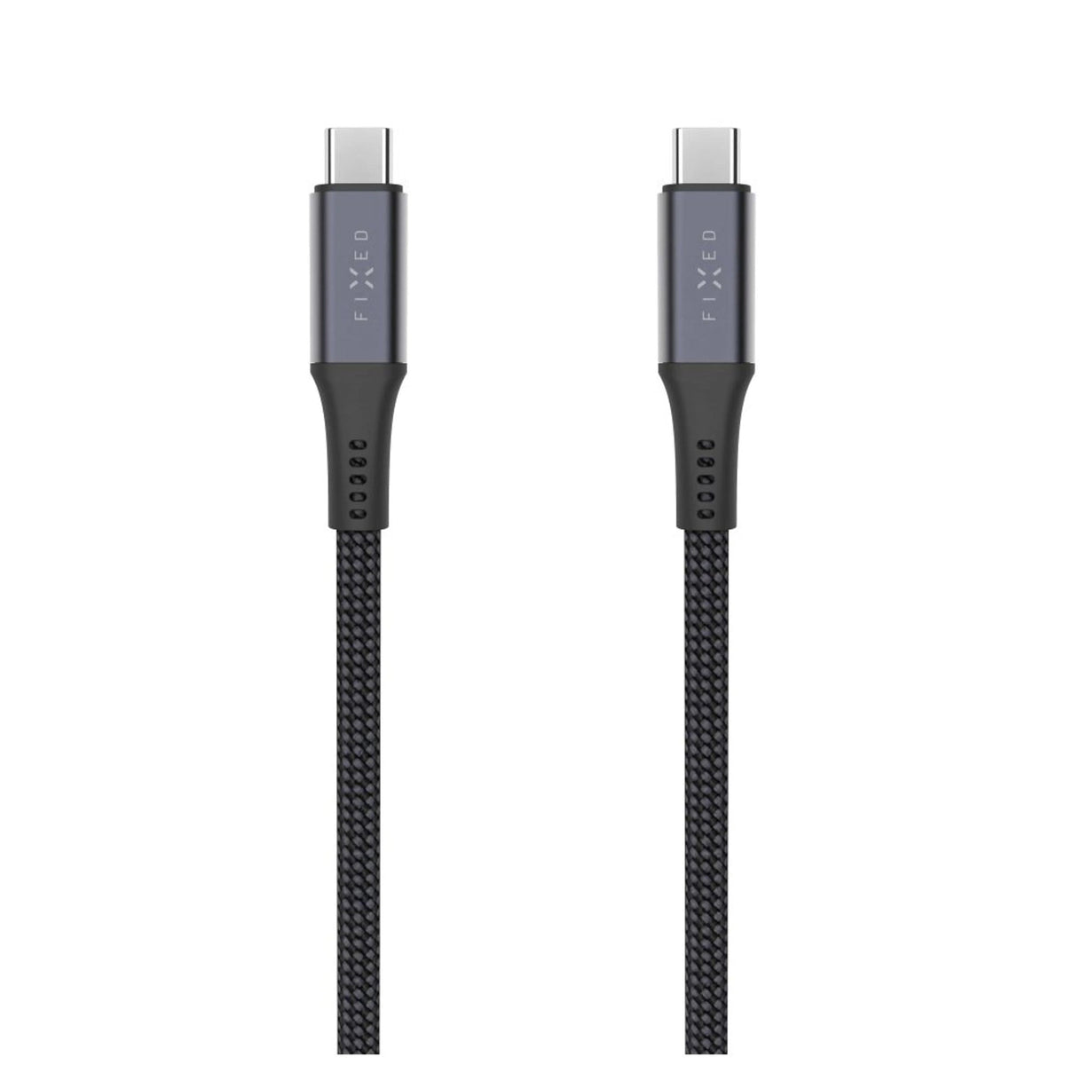 Cable Fixed Braided Usb-C Usb-C, 2m, Usb4 Gen2 20gbps, 4k 60hz, 240w, Gray