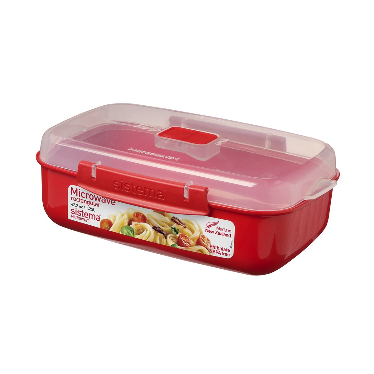 Simema Fiambrera Con Ventil 1,25 L Rojo
