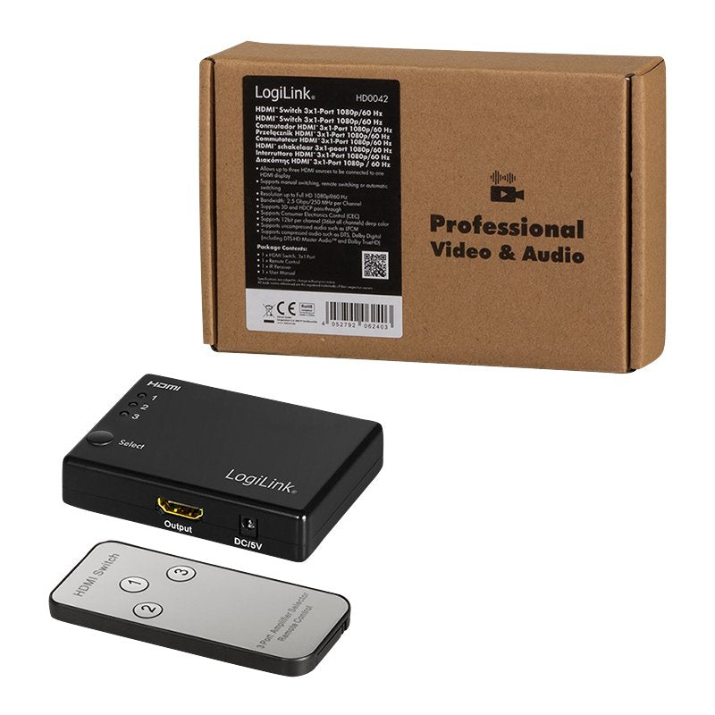 EAN 4052792062403 - LogiLink HD0042 interruptor de video HDMI imagen 10