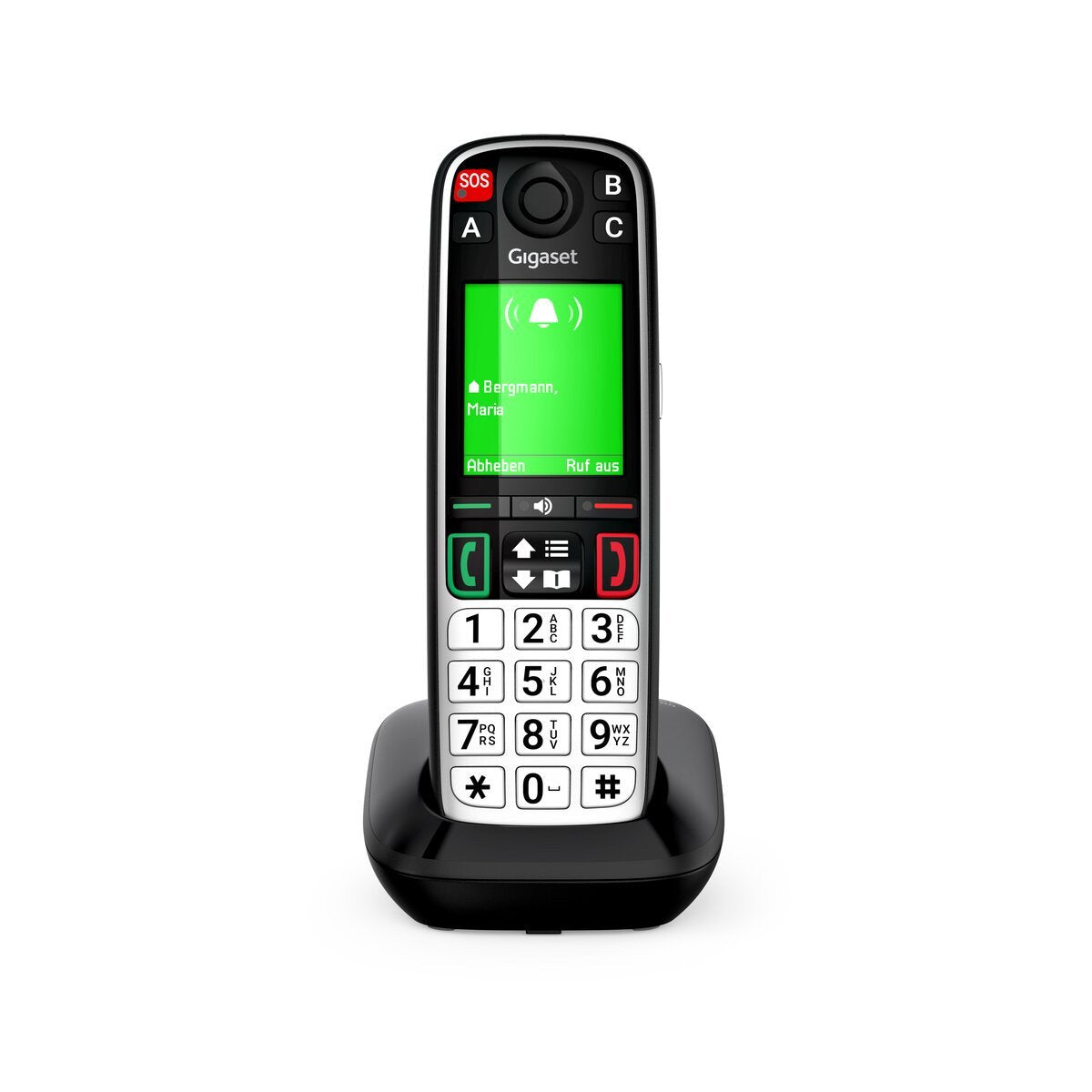 Gigaset Easy 500 Dect-Ladebasis Con 1 X Handset (Sos / Ls Life Style) - Negro