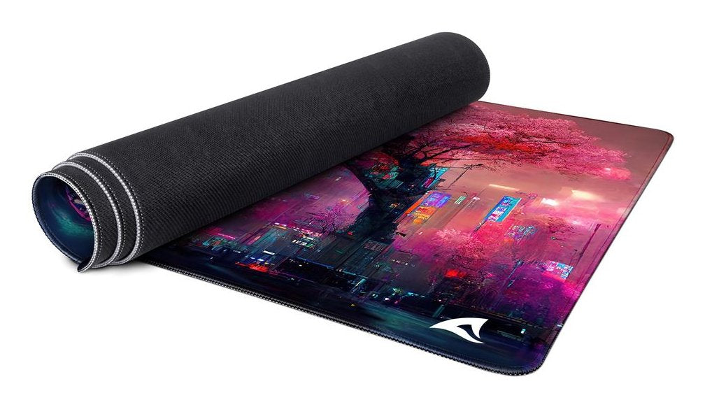 Sharkoon Skiller Sgp40 D4, Alfombrilla De Ratón Gaming Rosa Neón/Multicolor 4044951042517