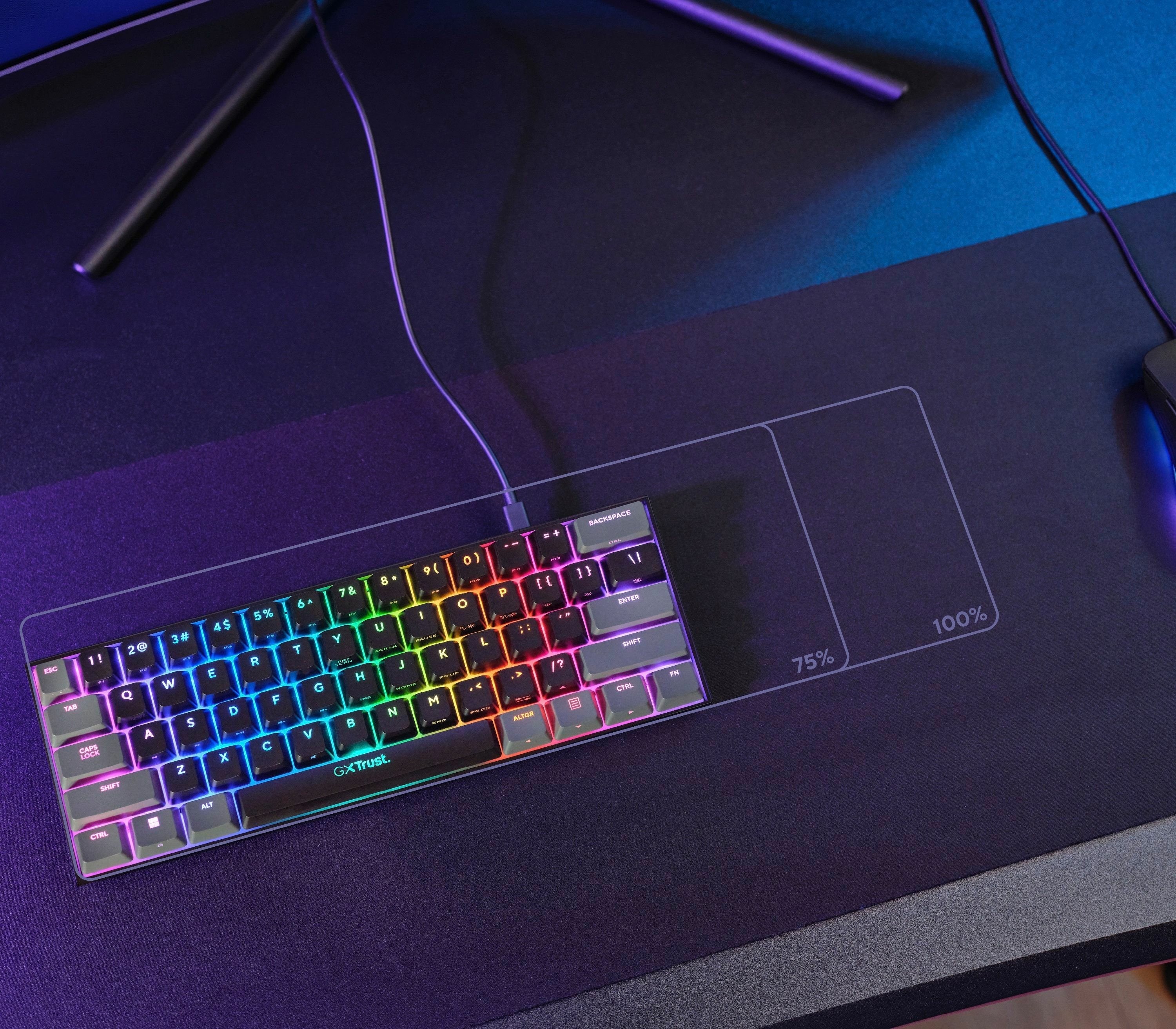 Trust Gxt 867 Acira - Teclado - Mecánico