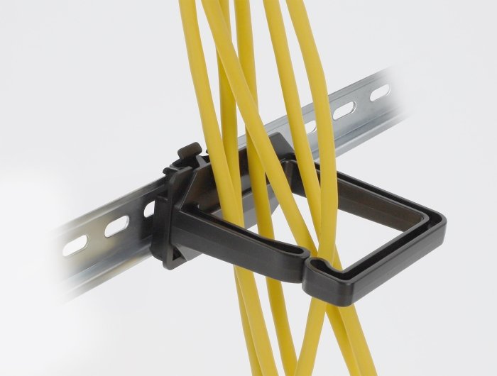 Delock Kabelbügel 70 X 70 Mm Con Montageplatte Negro