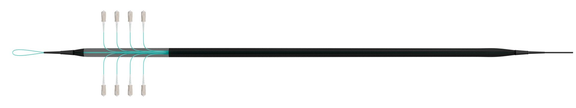 Efb Trunkcable U-Dq(Zn)Bh Om3 8g (1x8) Sc-Sc 200m Dca Lszh