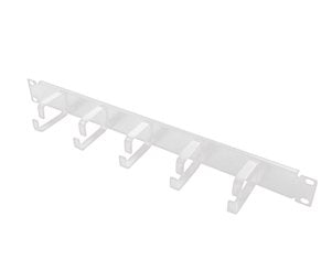 Panel De Gestión De Cables Nwsz 19 "1u, Con 5 Soportes De Acero, Logilink Gris