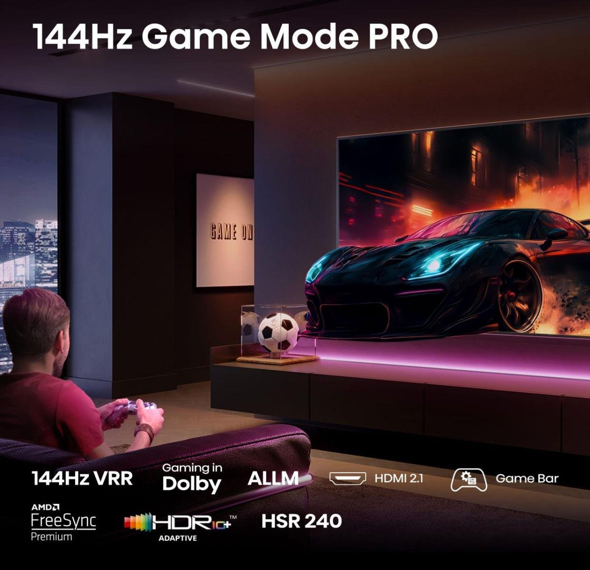 EAN 6942351424248 - Hisense E7Q PRO 50E7Q PRO 127 cm (50") 4K Ultra HD Smart TV Wifi Negro imagen 3