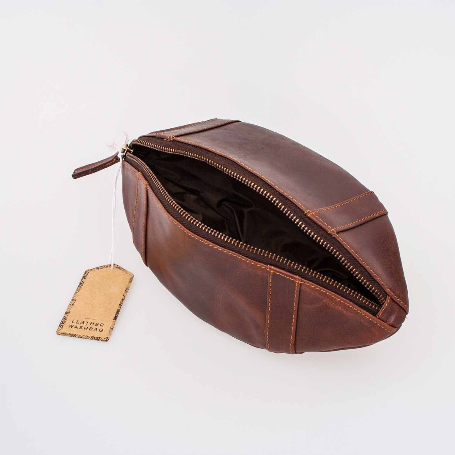EAN 4260513721373 - Mad Monkey 2000002 neceser y maletín neceser Bolsa de aseo Piel auténtica Marrón imagen 5