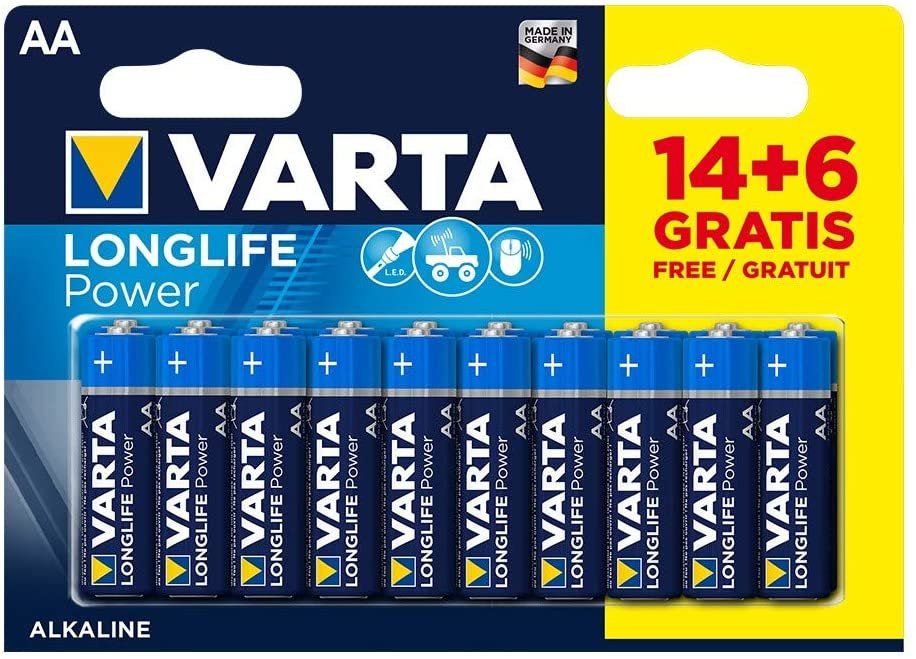 Pila Alkalina Longlife Power Aa - Lr06 (Blister 14+6 Uds) Ø14,5 X 50,5 Mm