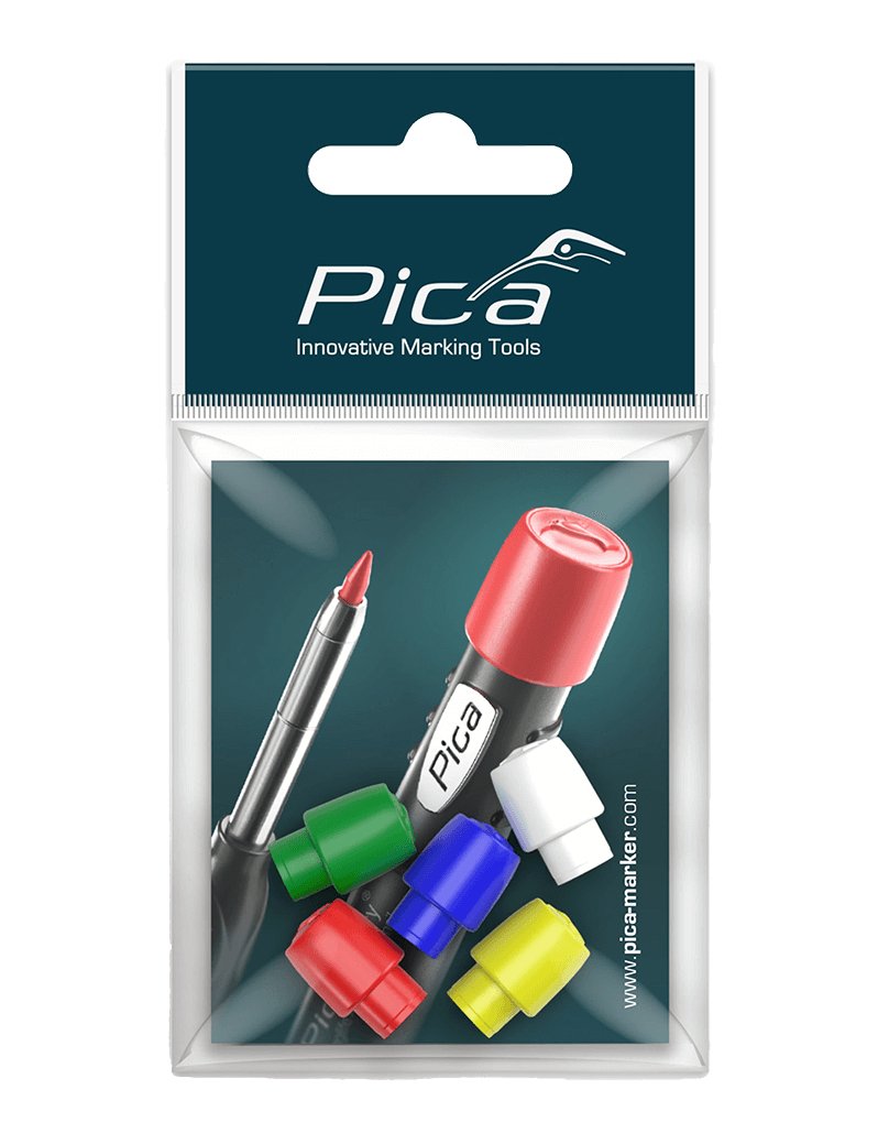 EAN 4260056159510 - Pica-Marker 55801 empuñadura para lápiz Blanco, Amarillo, Rojo, Azul, Verde imagen 1