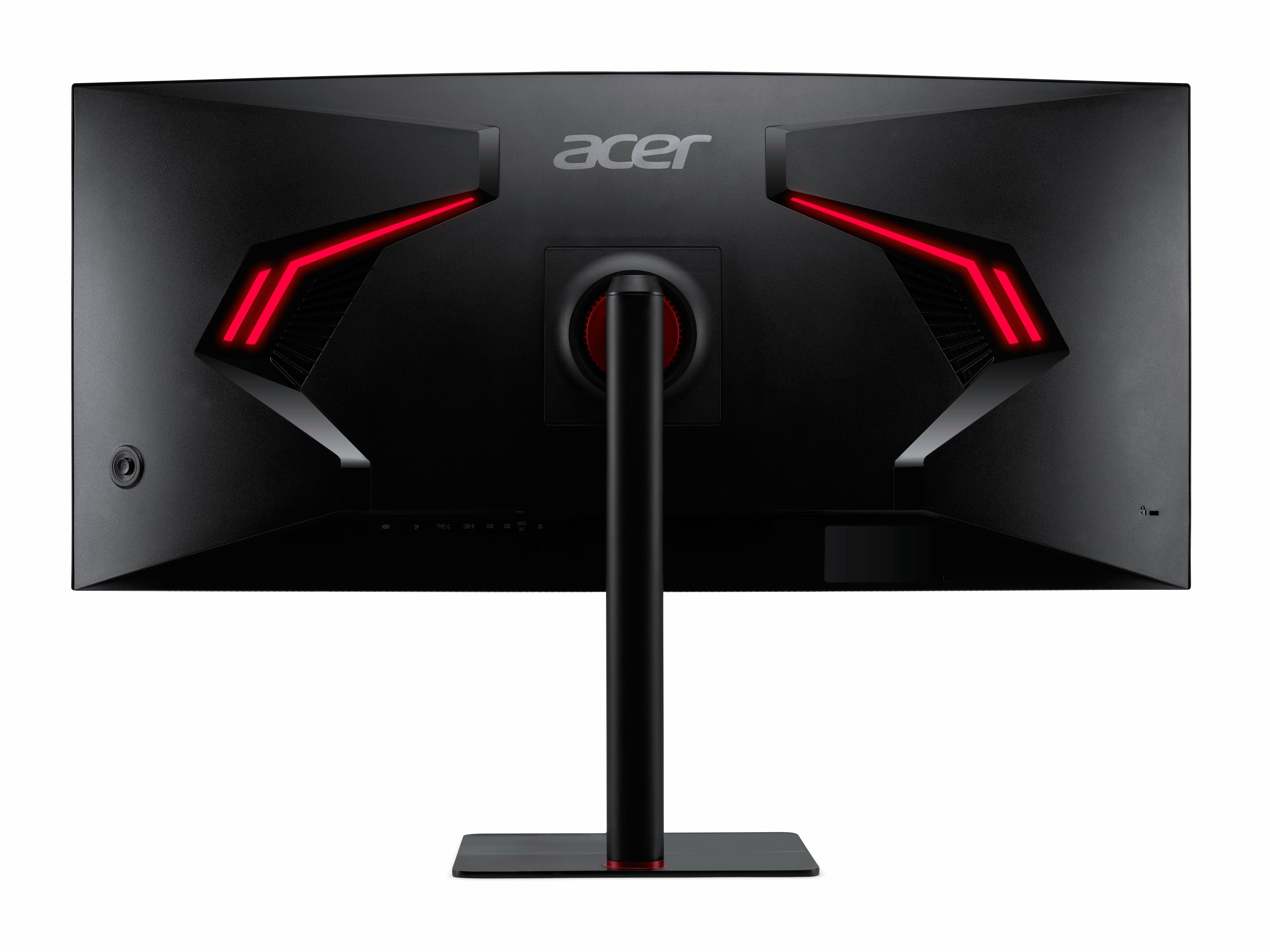Monitor Gaming  Acer  Lcd  34"  Nitro Xv5 Xv345curvbmiph  Curved/21 : 9 Panel Va 3440x1440 21:9 165hz Matte 1 Ms Speakers Swivel Height Adjustable Tilt Um.Cx5ee.V05