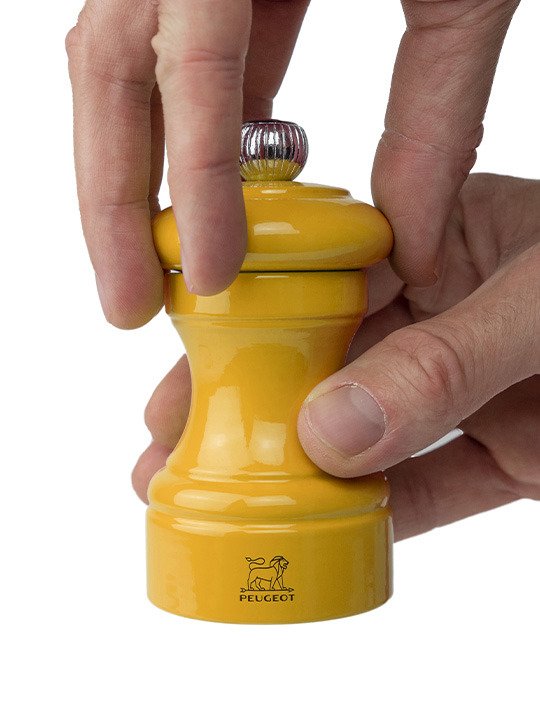 Peugeot Bistro Pfeffermühle 10 Cm Safrangelb Lackiertes Holz