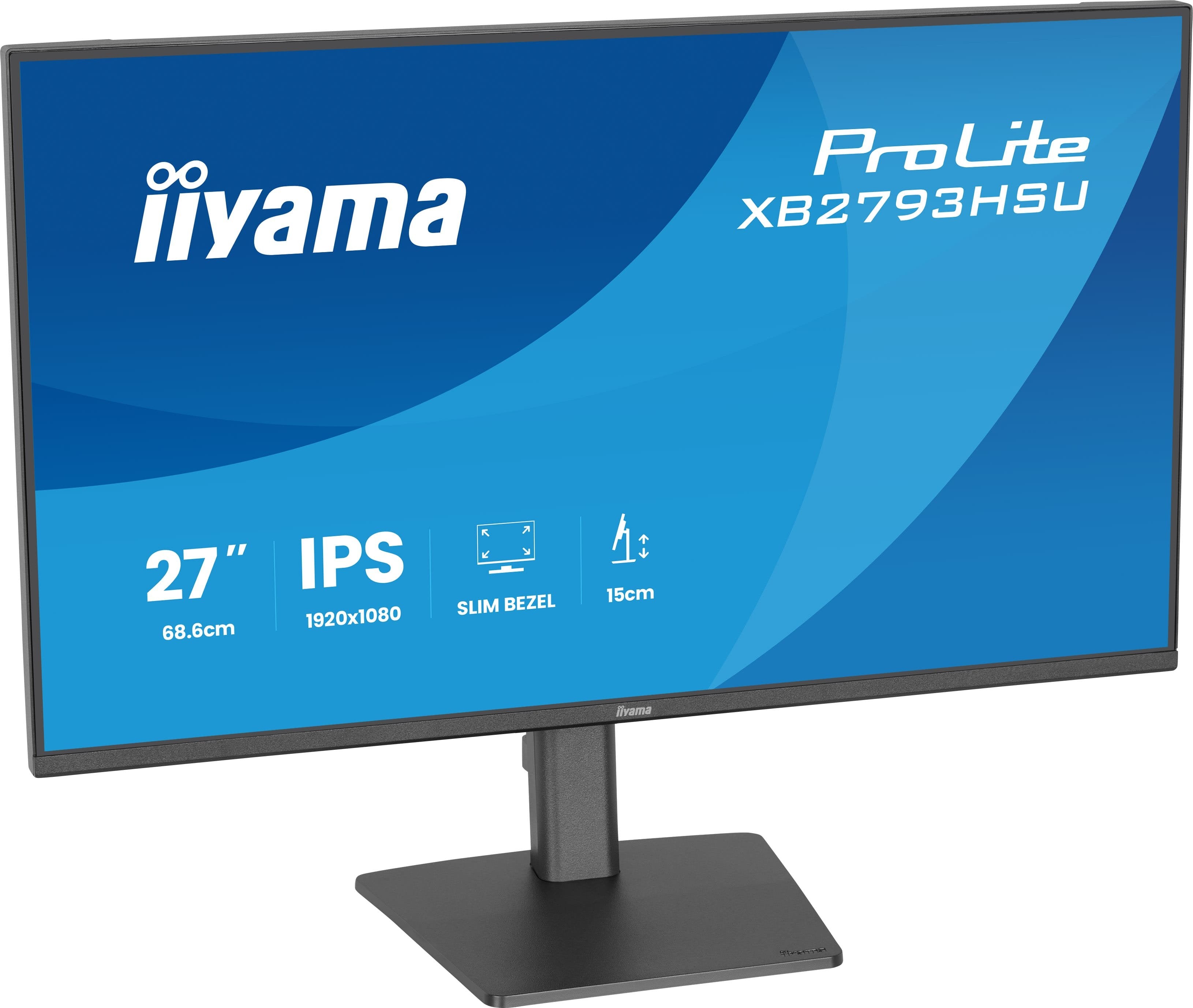 Iiyama Prolite Xb2793hsu-B1 Pantalla Para Pc 68,6 Cm (27") 1920 X 1080 Pixeles Full Hd Led Negro
