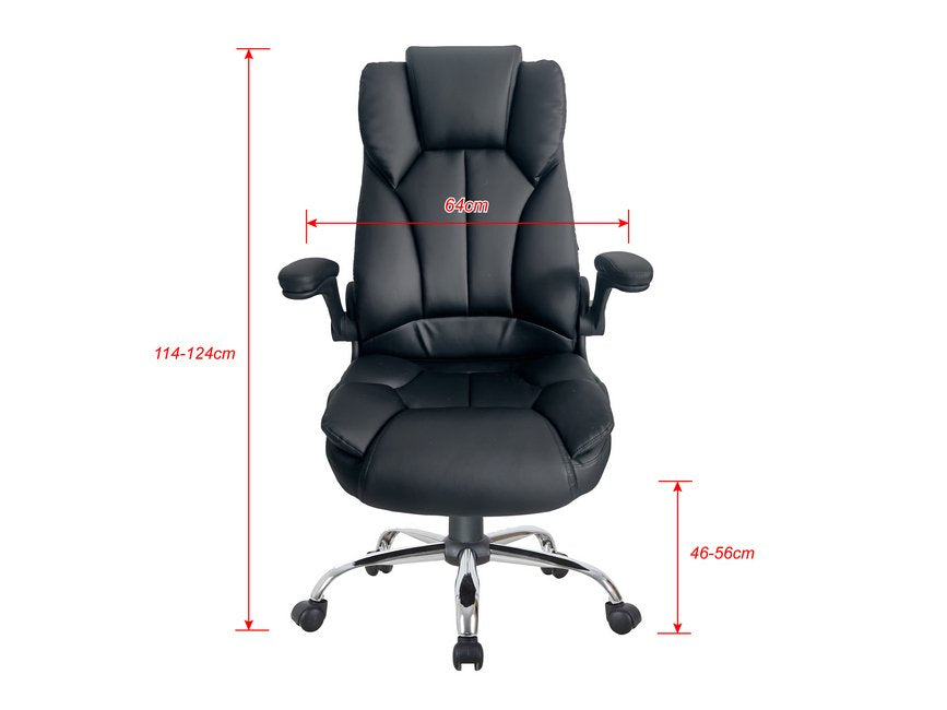 Silla De Oficina Ergonomica Equip Color Negro Recubrimiento Pu De Alta Calidaddiseño Ergonomico