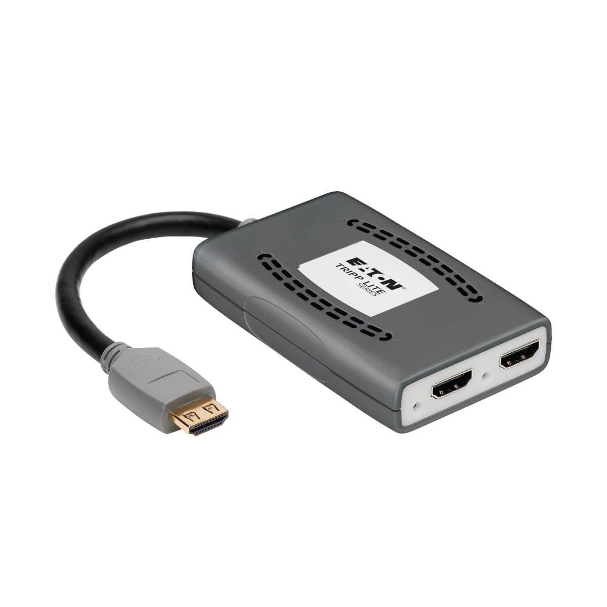 Eaton Tripp Lite   2-Port Hdmi Splitter 4k @ 60 Hz 4:4:4 Multi-Resolution Support Hdr Hdcp 2.2 Usb Powered Taa