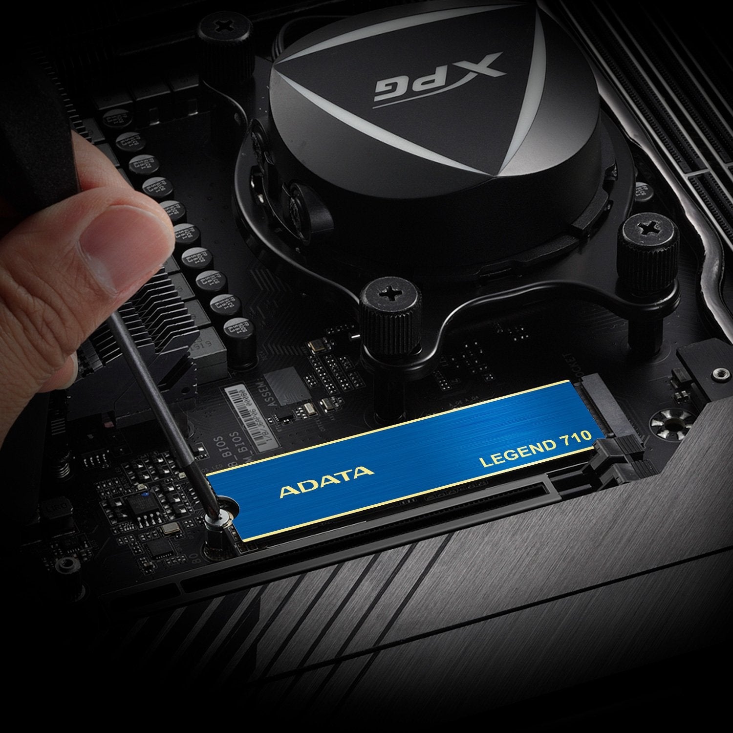 Disco Ssd Adata Legend 710 M.2  512gb Pcie Gen4x4 2280 R/W: 2400/1800mb/S Nvme 1.4