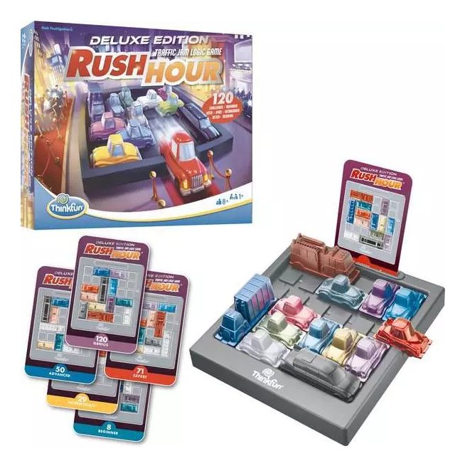 Piense En Diversión Rush Hour Deluxe, Juego De Mesa 76617