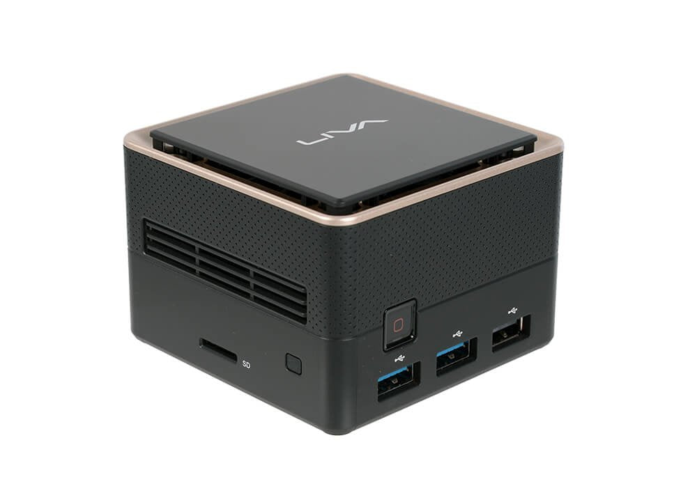 EAN 4711064006087 - ECS LIVA Q3 Plus AMD Ryzen Embedded V1000 V1605B 8 GB DDR4-SDRAM 128 GB eMMC Mini PC Negro imagen 2
