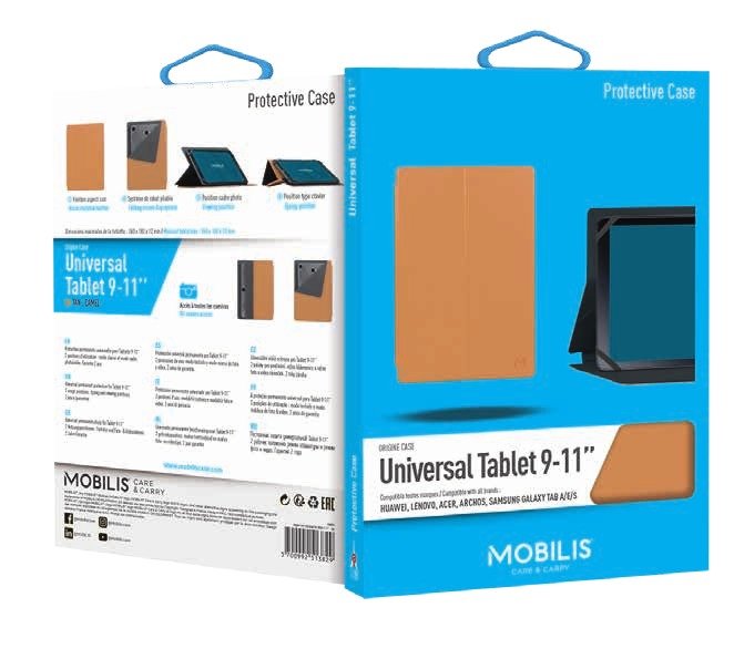 Mobilis 048017 Funda Para Tablet 27,9 Cm (11") Folio Bronceado