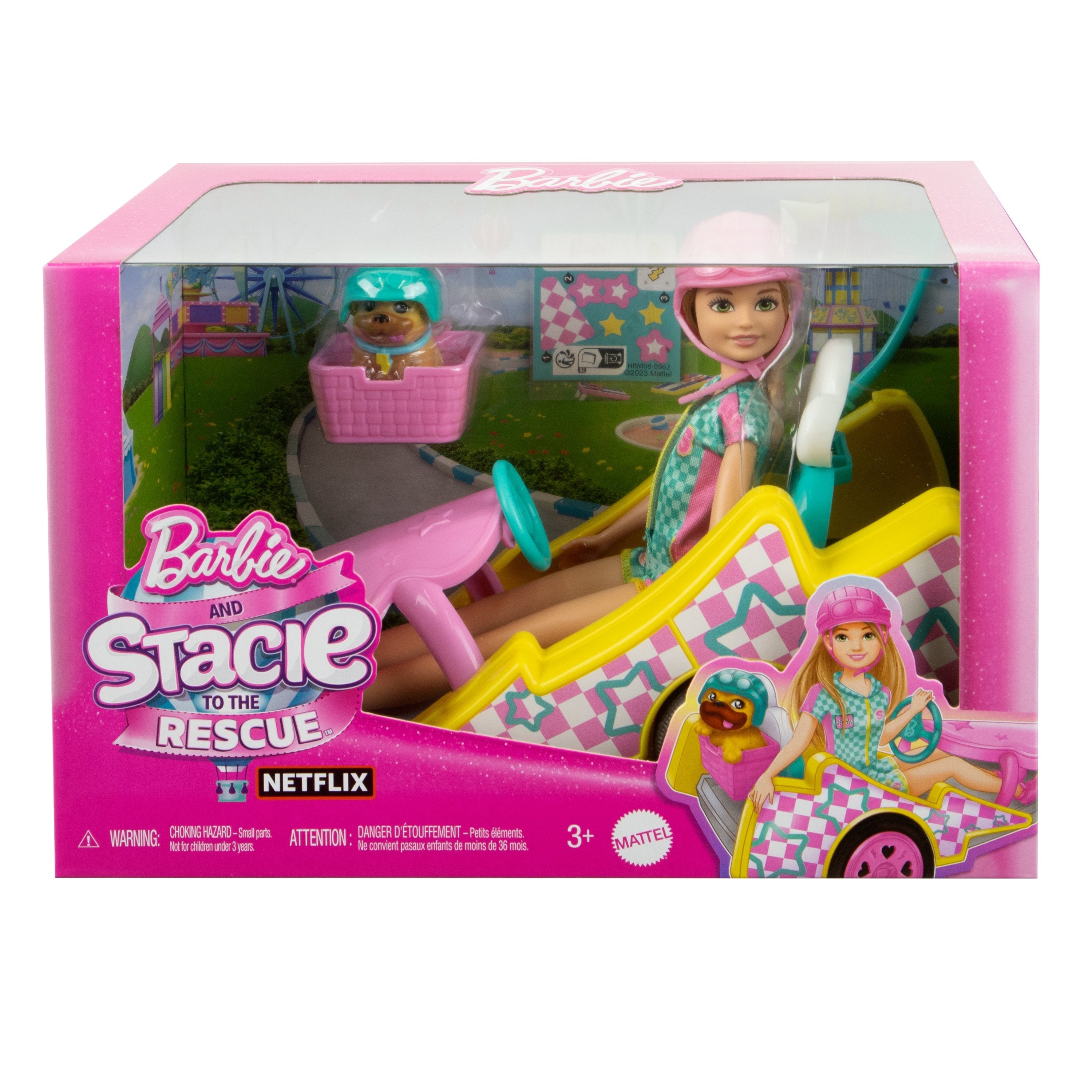 Muñeca Mattel Barbie Familia Y Amigos Stacie Go-Kart  Hrm08