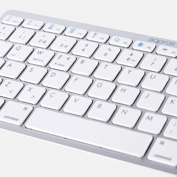Approx Teclado Inalambrico Bluetooth 3.0 - Compacto -  14 Teclas Multimedia