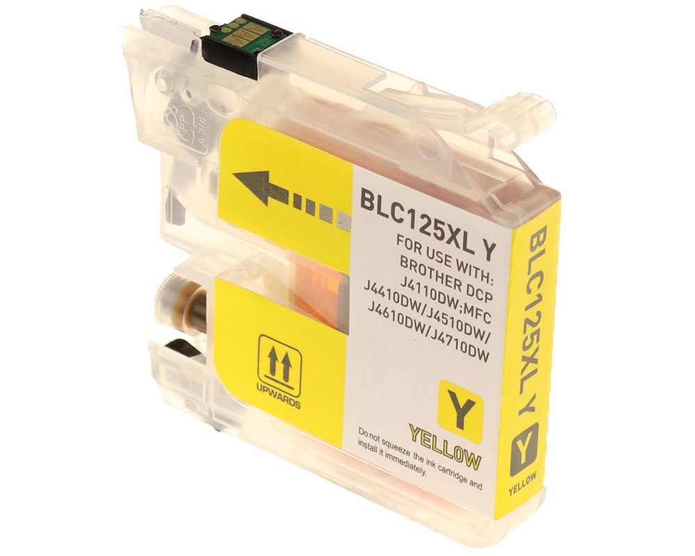G&G Tintencartucho Compatible Con Brother Lc-125xly Amarillo