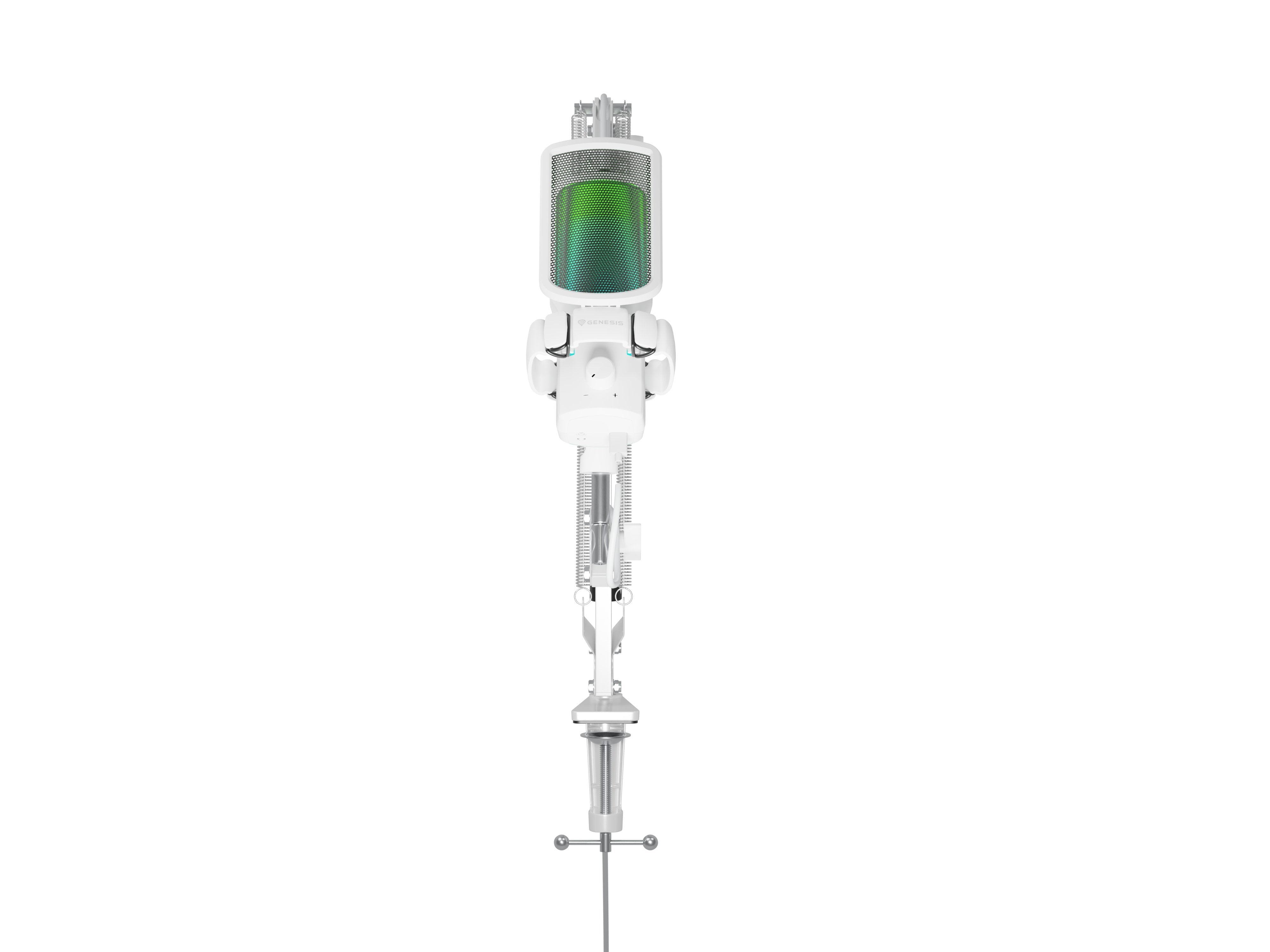 Micrófono Natec Genesis Radium 251 Usb Arm White