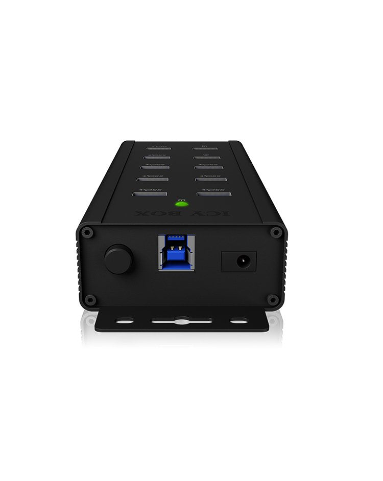 EAN 4250078166849 - ICY BOX IB-HUB1703-QC3 USB 3.2 Gen 1 (3.1 Gen 1) Type-B 5000 Mbit/s Negro imagen 6