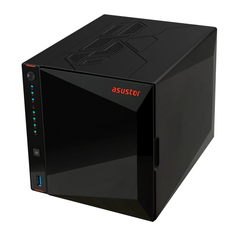 Asumor Nimhmor 4 Gen2 As5404t 4 Bay Nas, Quad-Core 2.0ghz